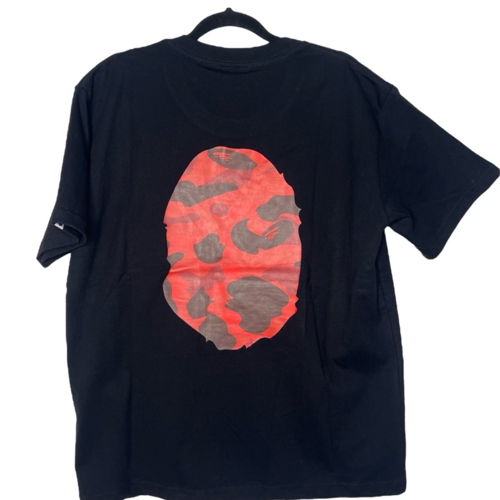 Bape Ape Big Ape Head T Shirt Black Authentic brand new Size Large